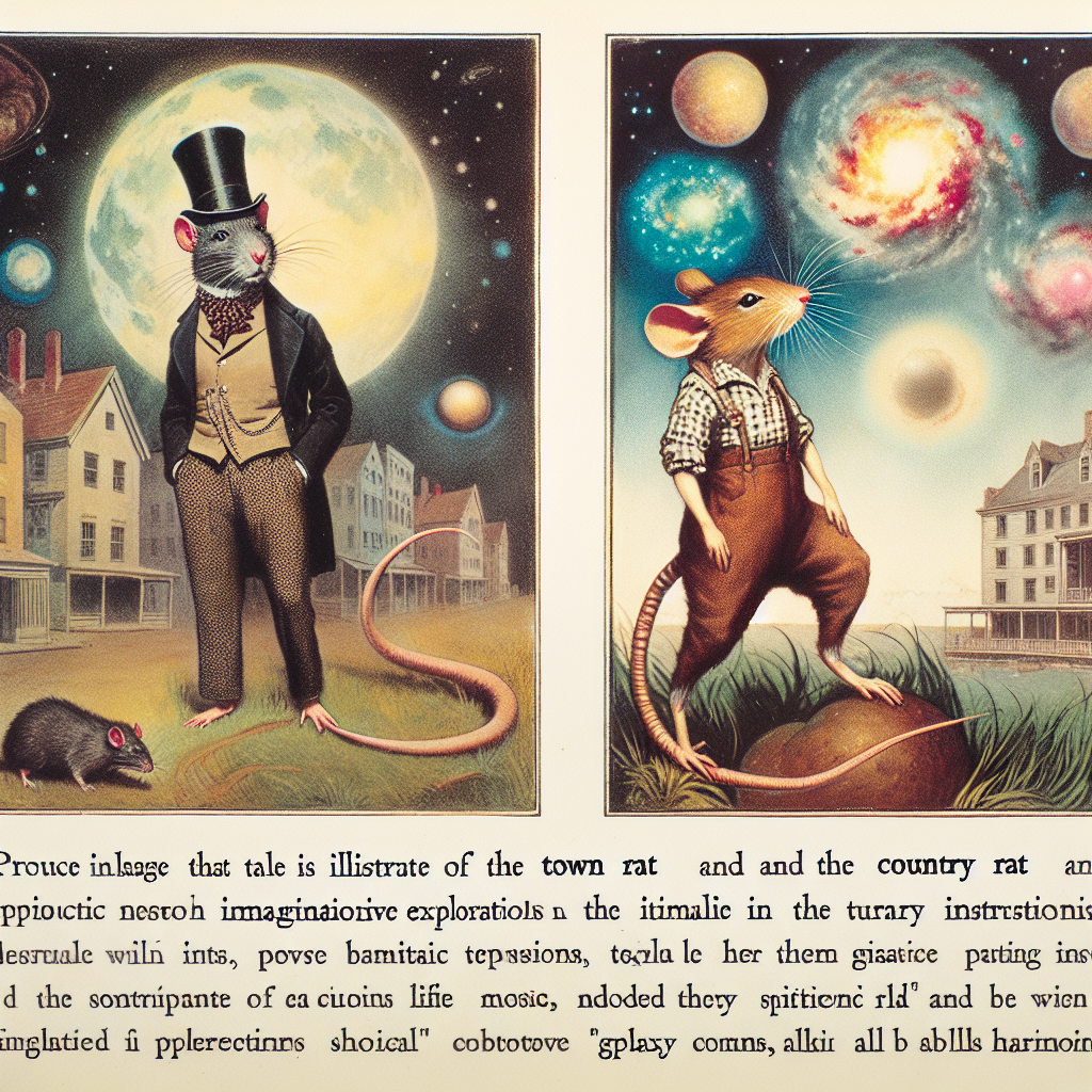 Le rat de ville et le rat des champs image