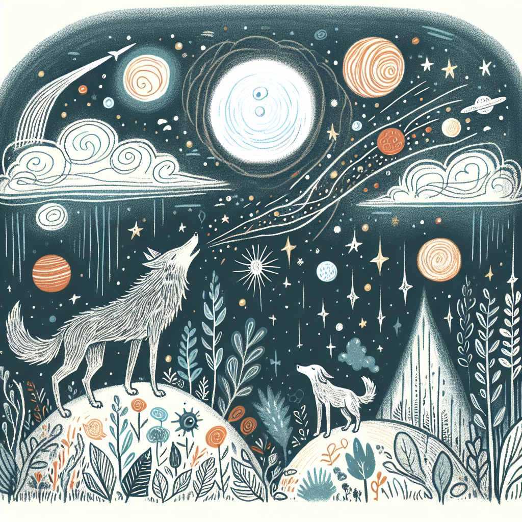 Le loup et le chien image