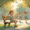 Petite fille assise seule sur un banc d’école pendant que d’autres enfants jouent autour d’elle